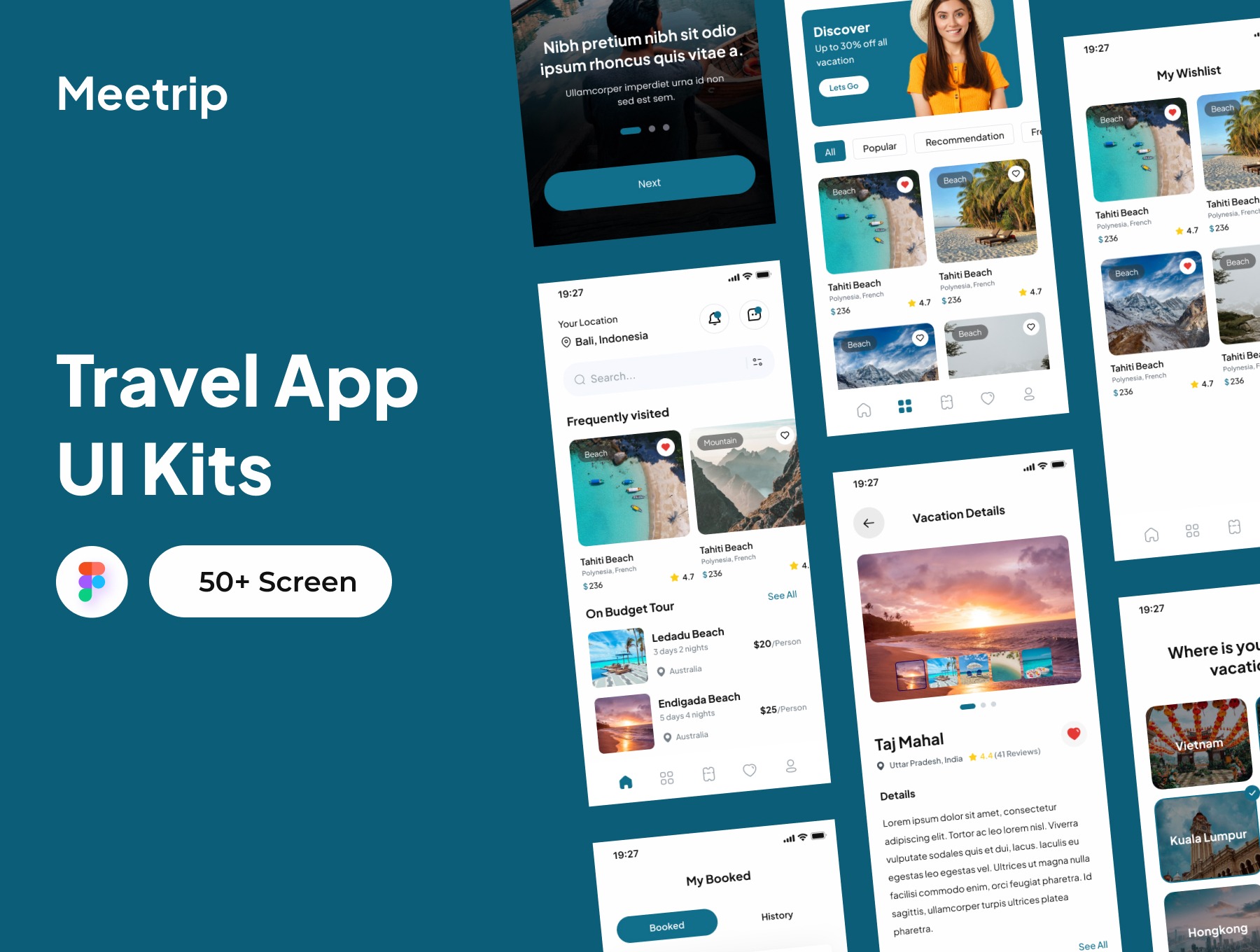 Meetrip - Travel Apps UI Kits
