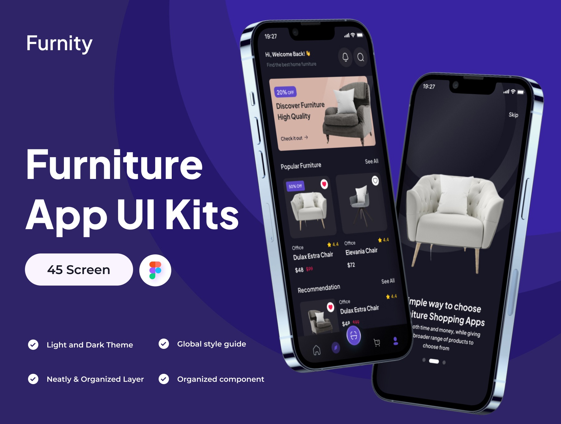 Furnity - Furniture App UI Kits